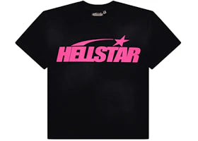 Hellstar Classic T-shirt (Gel Print) Black/Pink