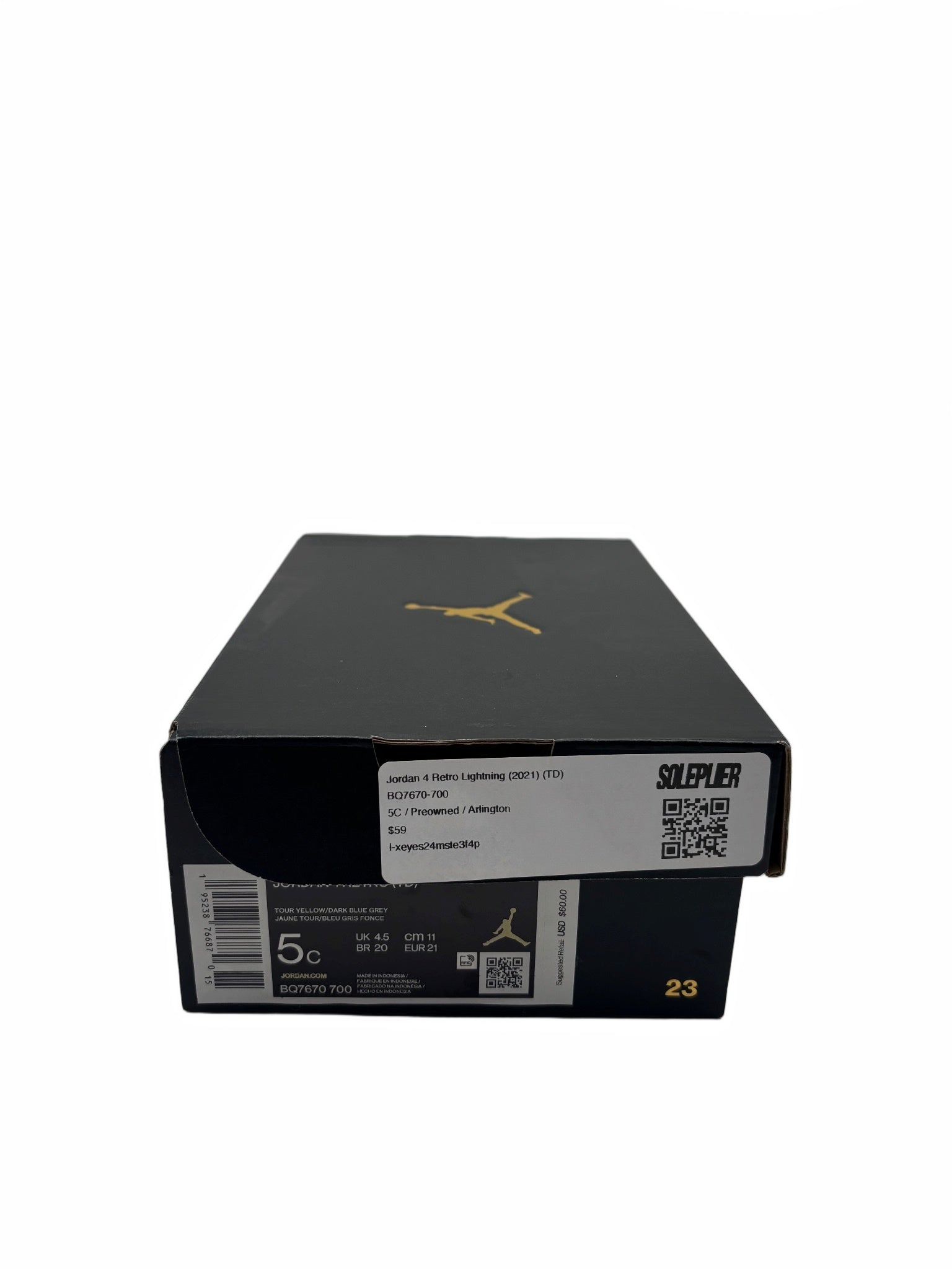 Jordan 4 Retro Lightning (2021) (TD)