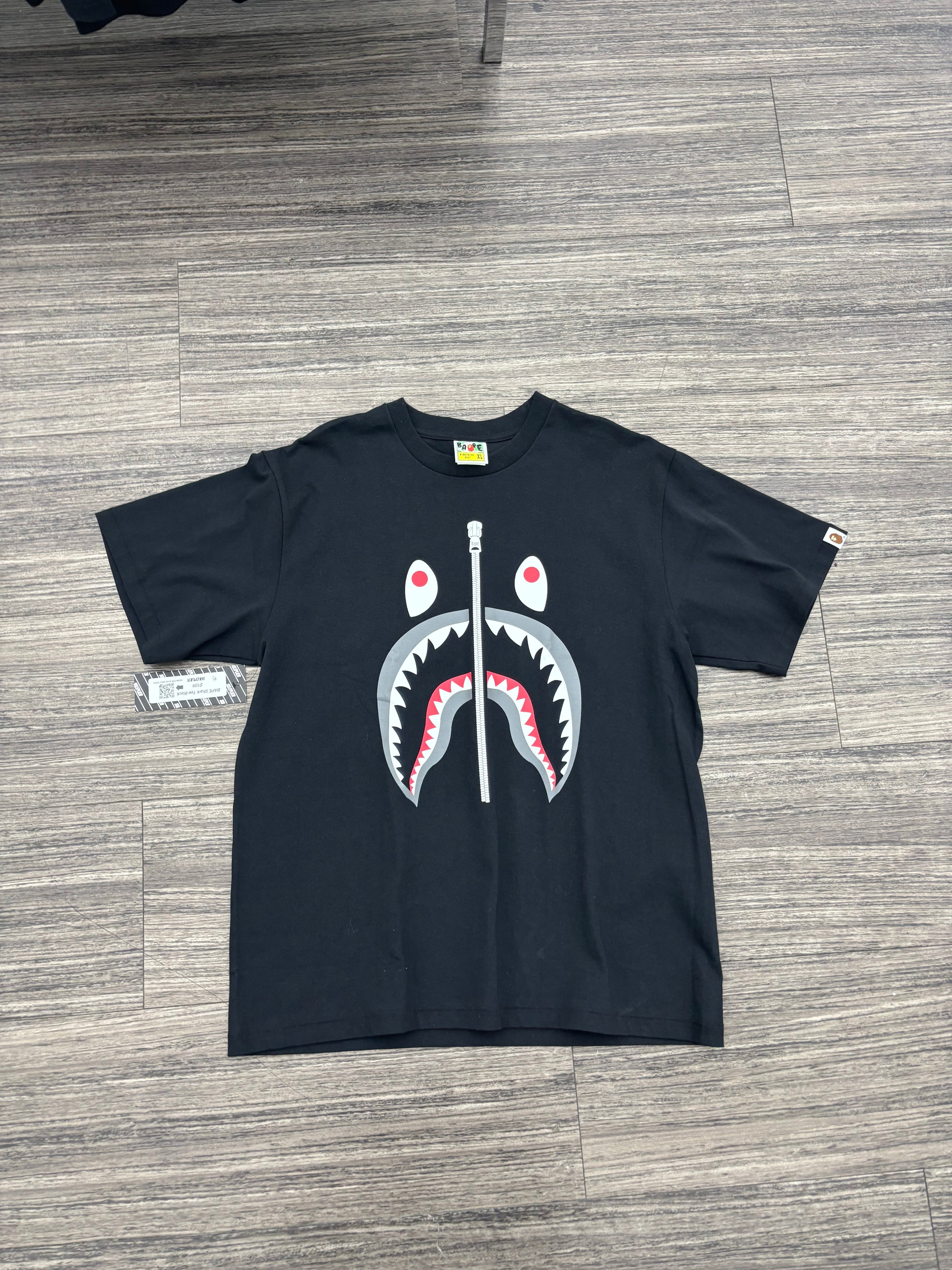 BAPE Shark Tee Black