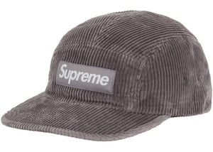 Supreme Corduroy Camp Cap (FW25) Grey