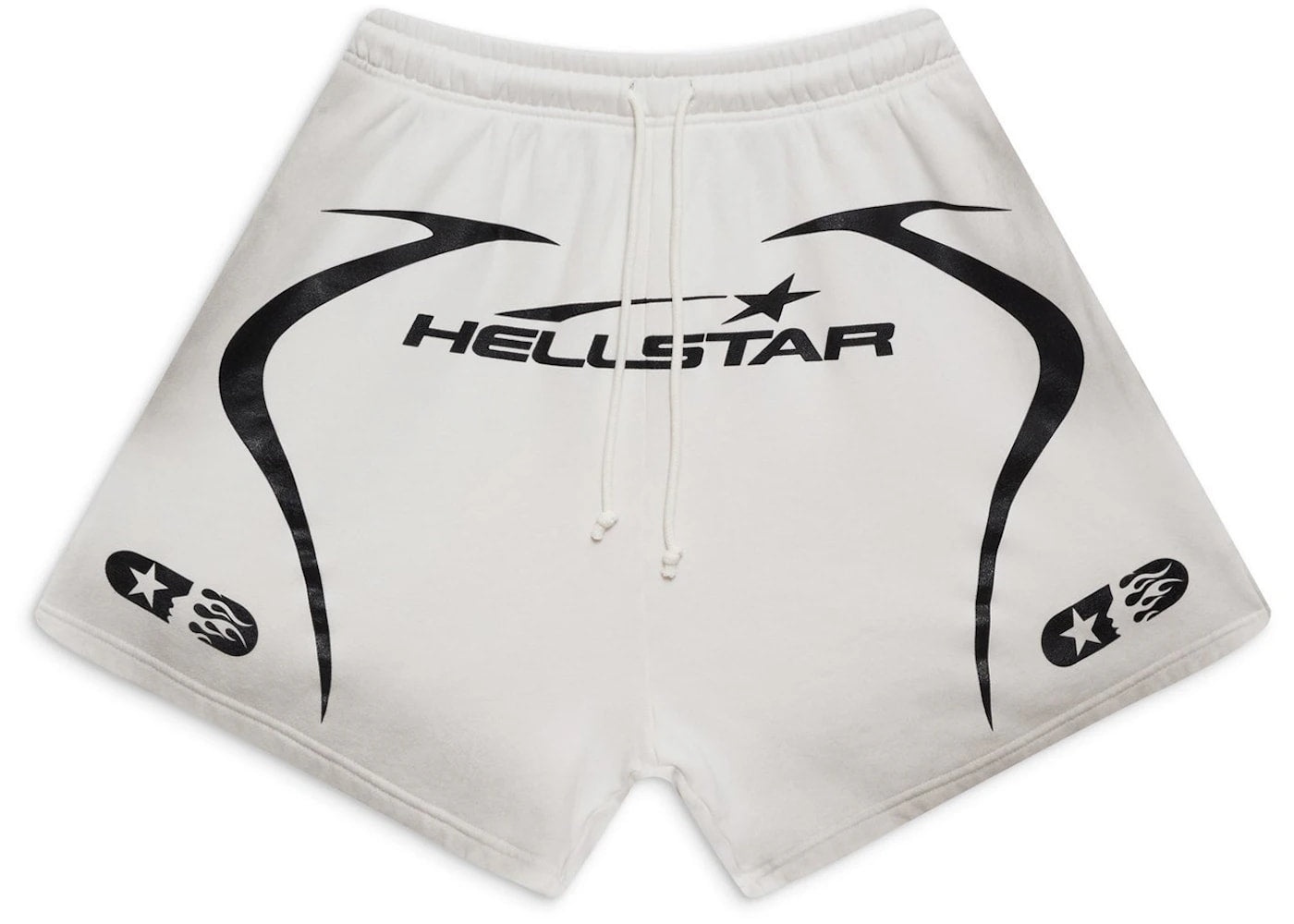 Hellstar Warm Up Shorts White