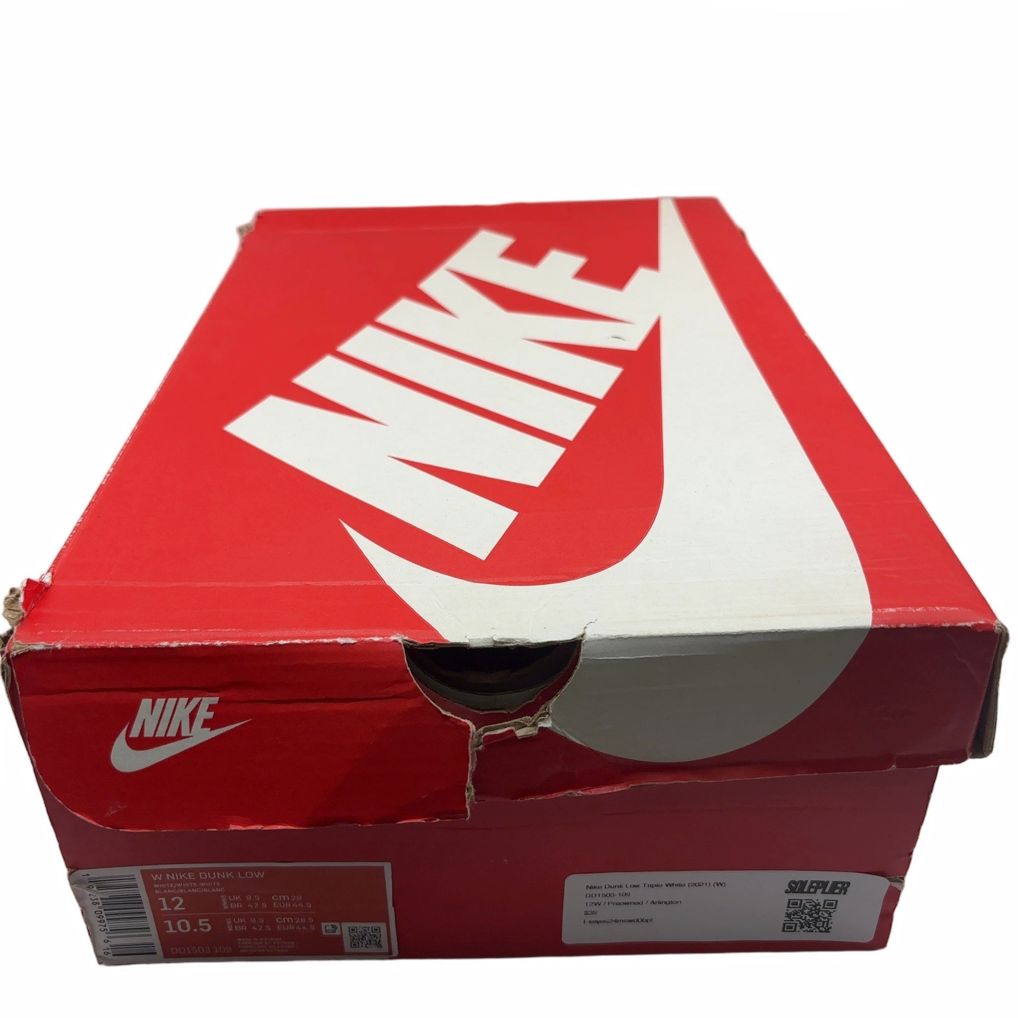 Nike Dunk Low Triple White (2021) (W)