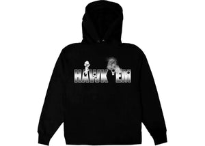 Pop Smoke X Vlone Hawk Em' Hoodie Black