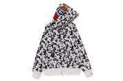 A BATHING APE ABC Camo Shark Full Zip Hoodie