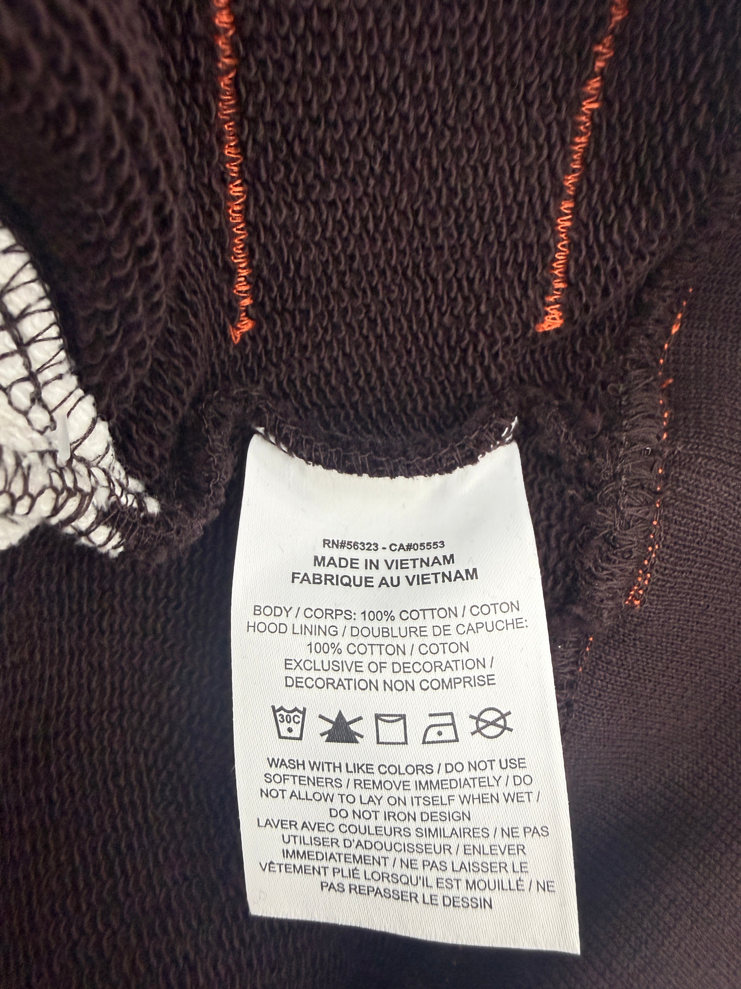Jordan x Maison Chateau Rouge Women's Fleece Top Hoodie Brown