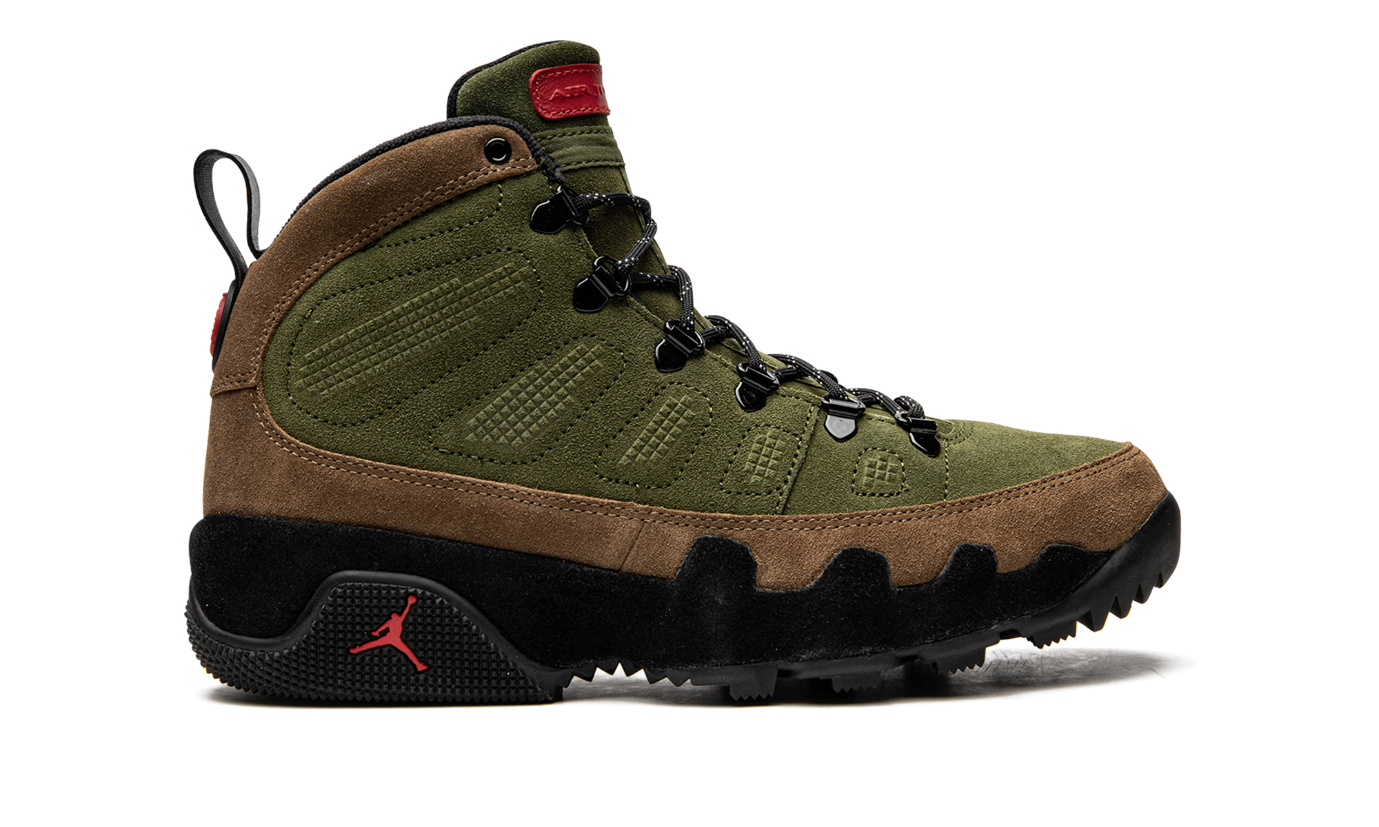 Jordan 9 Retro Boot NRG Military Brown Legion Green