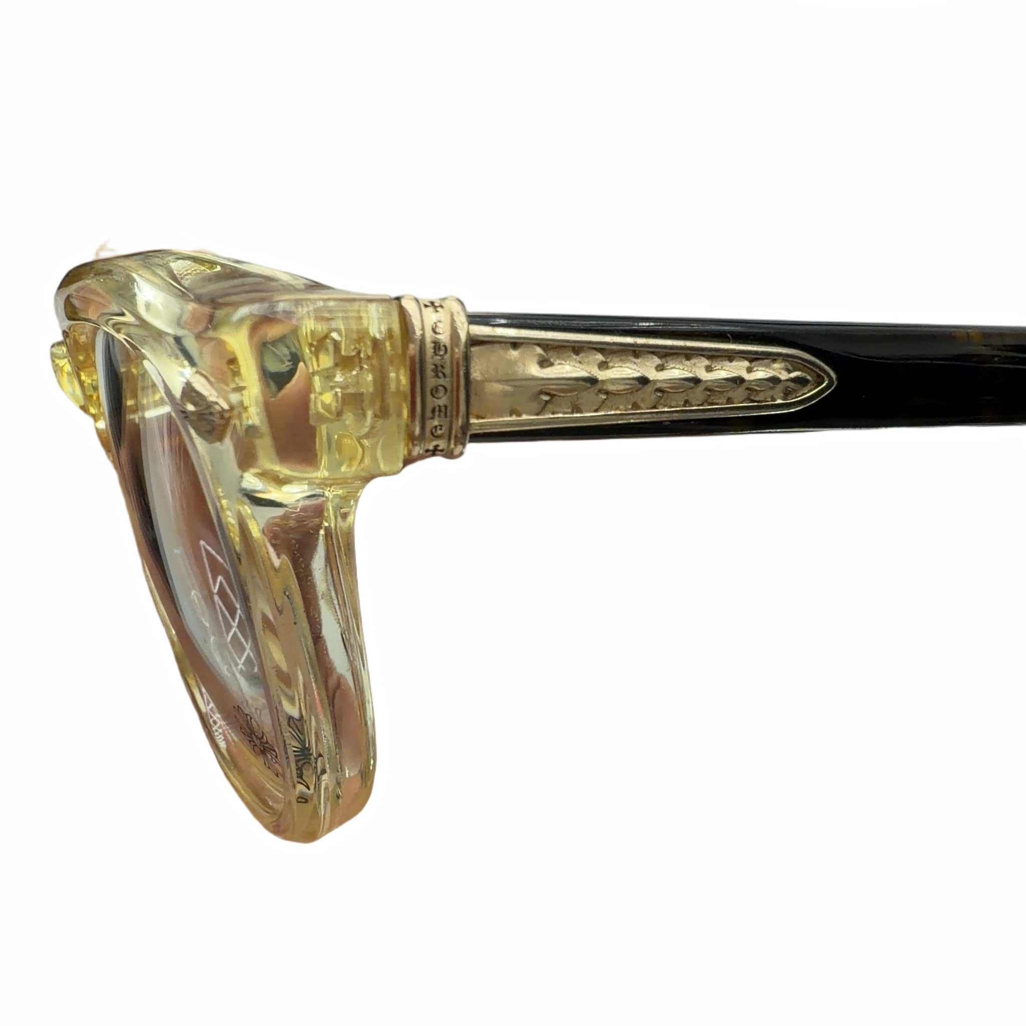 Chrome Hearts Chirp Chirp Glasses Pale Ale/Tortoise