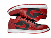 Jordan 1 Low SE Patent Varsity Red Black
