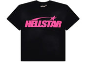 Hellstar Classic T-shirt (Gel Print) Black/Pink