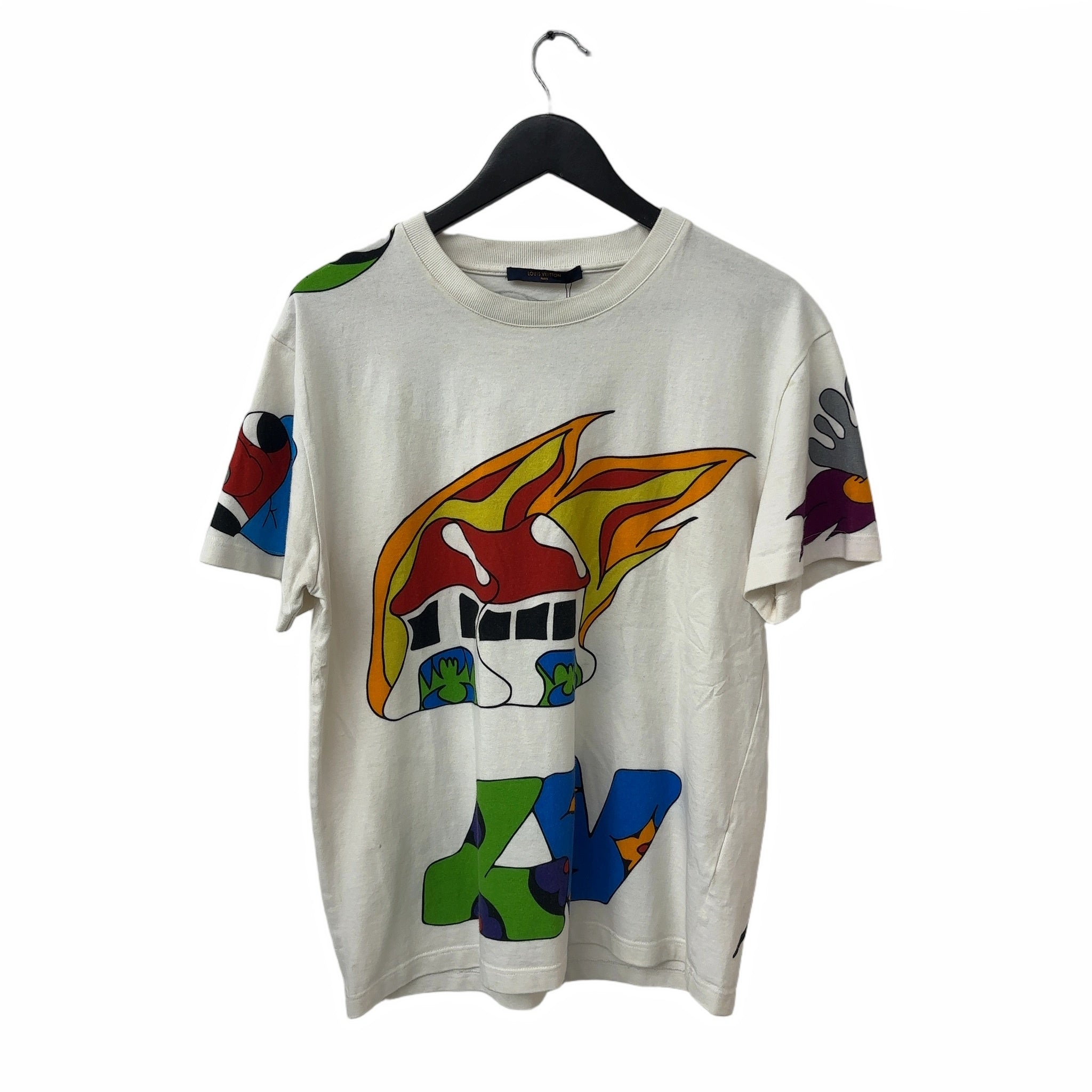Louis Vuitton Virgil Abloh Burning House Graphic Tee