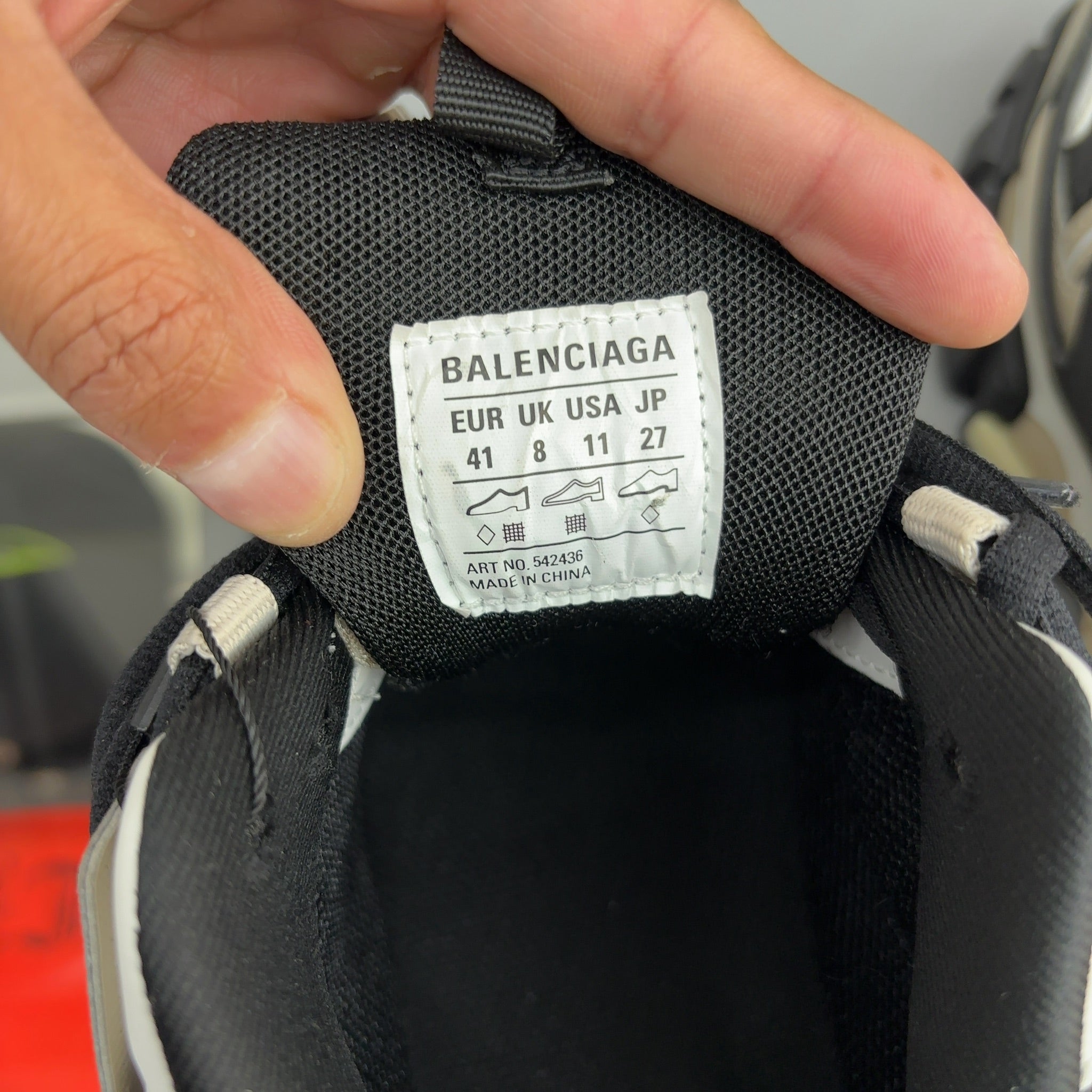 Balenciaga Track Beige Black