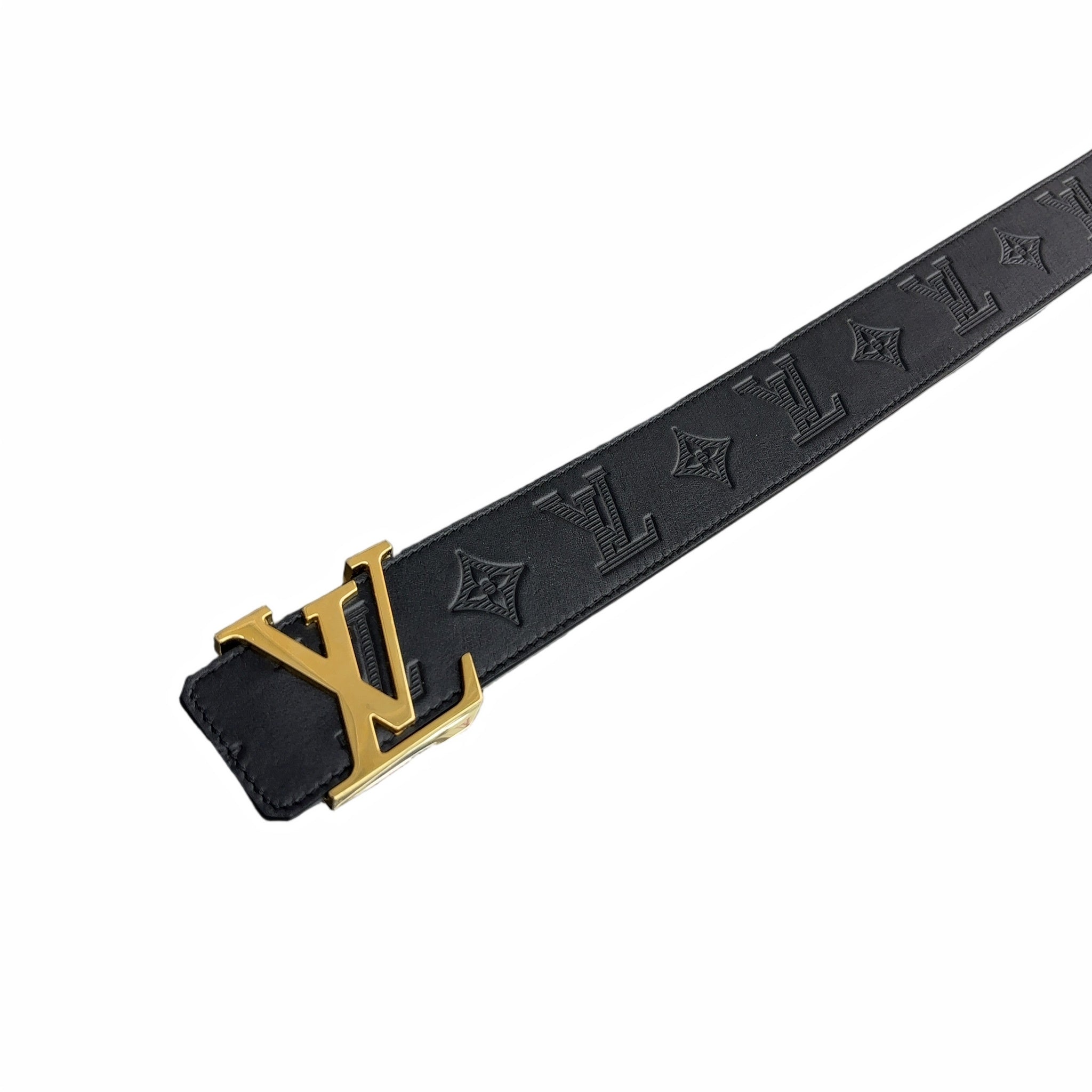 Louis Vuitton LV Initiales 40mm Monogram Belt Black