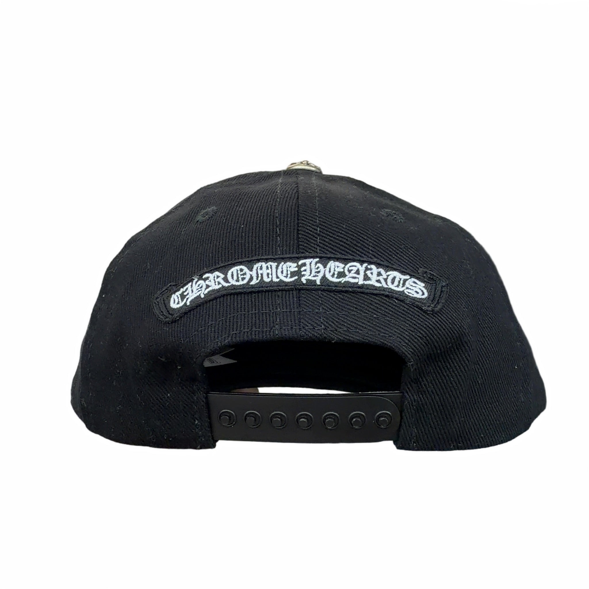 Chrome Hearts Dagger Denim Baseball Hat Black/White