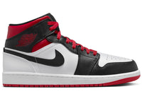 Jordan 1 Mid Gym Red Black Toe