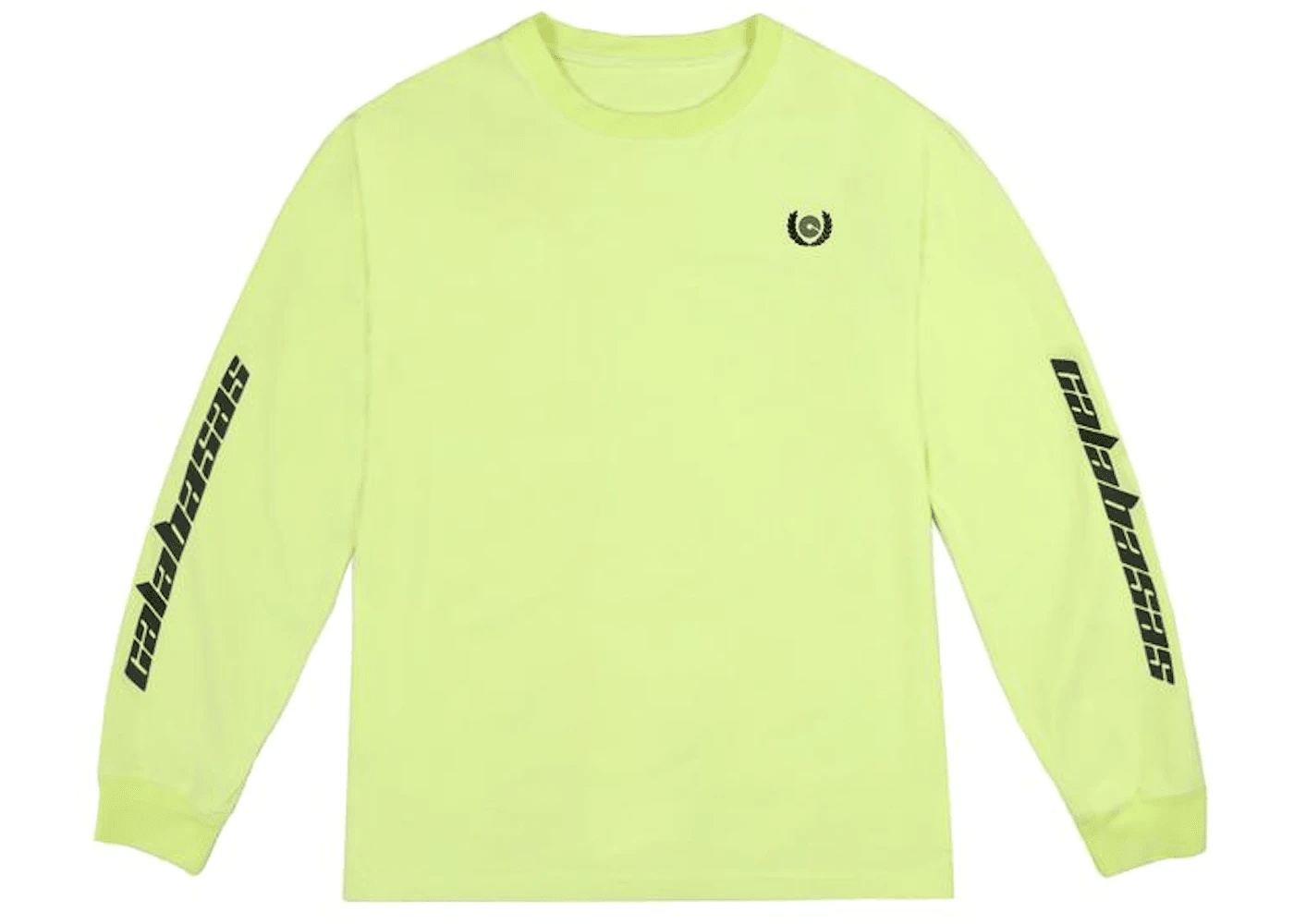 adidas Yeezy Calabasas Long Sleeves Tee Frozen Yellow