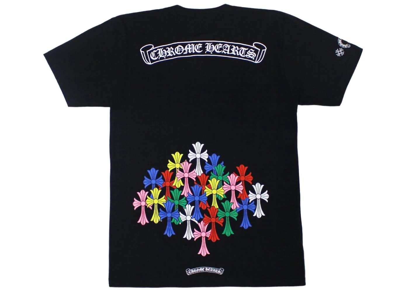 Chrome Hearts Multi Color Cross T-shirt Black