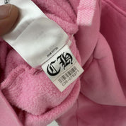 Chrome Hearts Red Logo Hoodie Pink