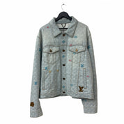 Louis Vuitton by Tyler, the Creator Monogram Denim Jacket Washed Indigo
