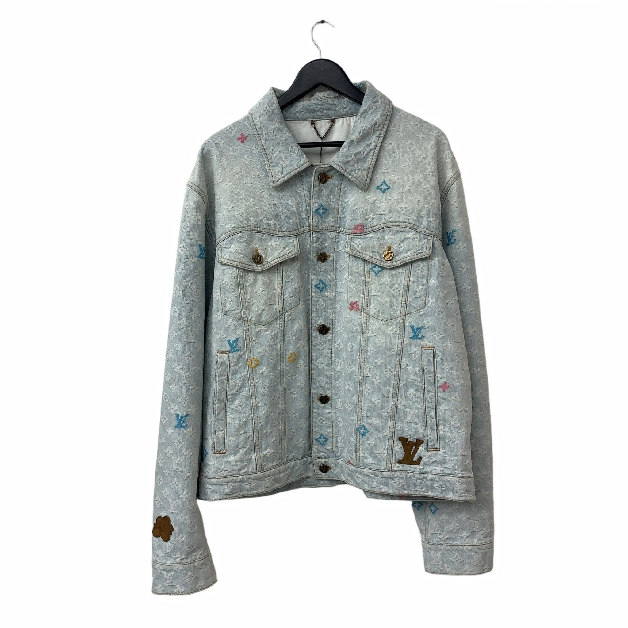 Louis Vuitton by Tyler, the Creator Monogram Denim Jacket Washed Indigo