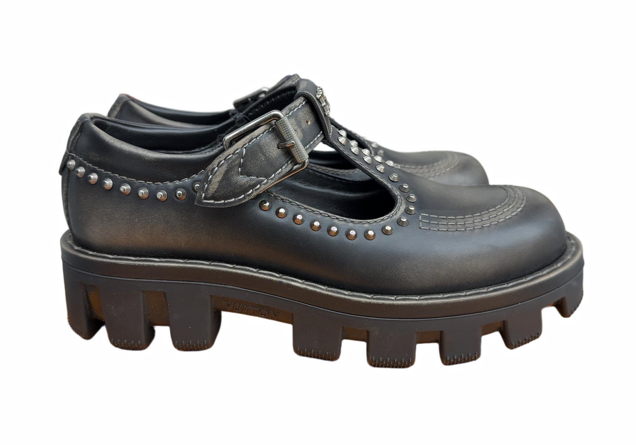 Louis Vuitton Checker Mary Jane Loafers