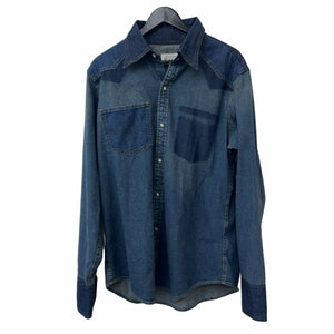 Masion margiela faded blue denim