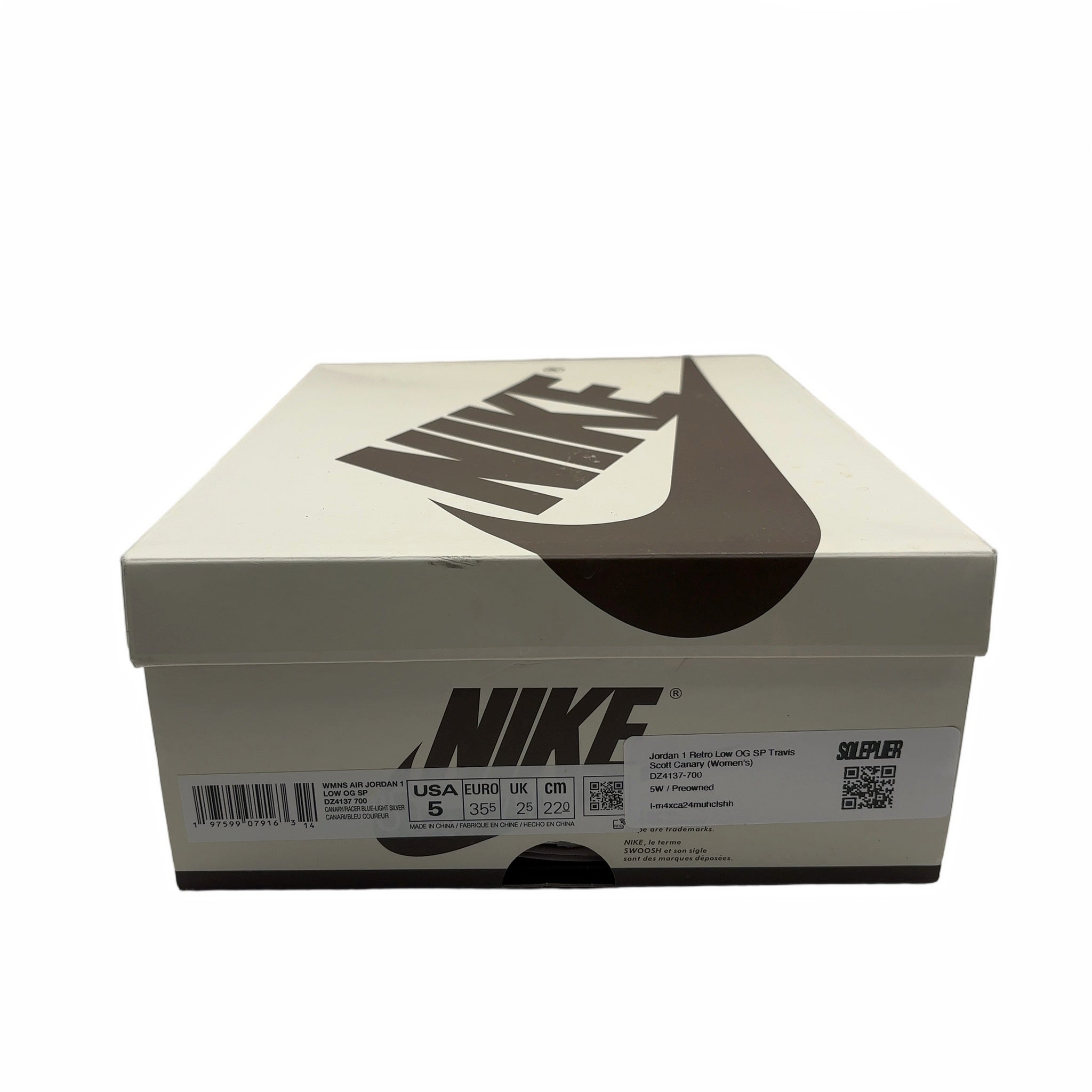 Jordan 1 Retro Low OG SP Travis Scott Canary (Women's)