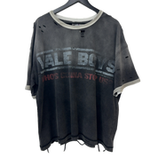 Vale Forever Oreo Ringer Tee Faded Black Grey