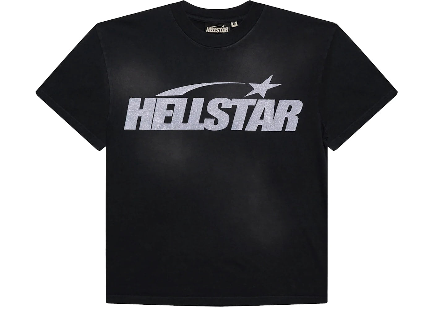 Hellstar Classic Glitter Logo T-Shirt Black