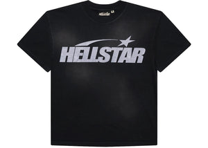 Hellstar Classic Glitter Logo T-Shirt Black