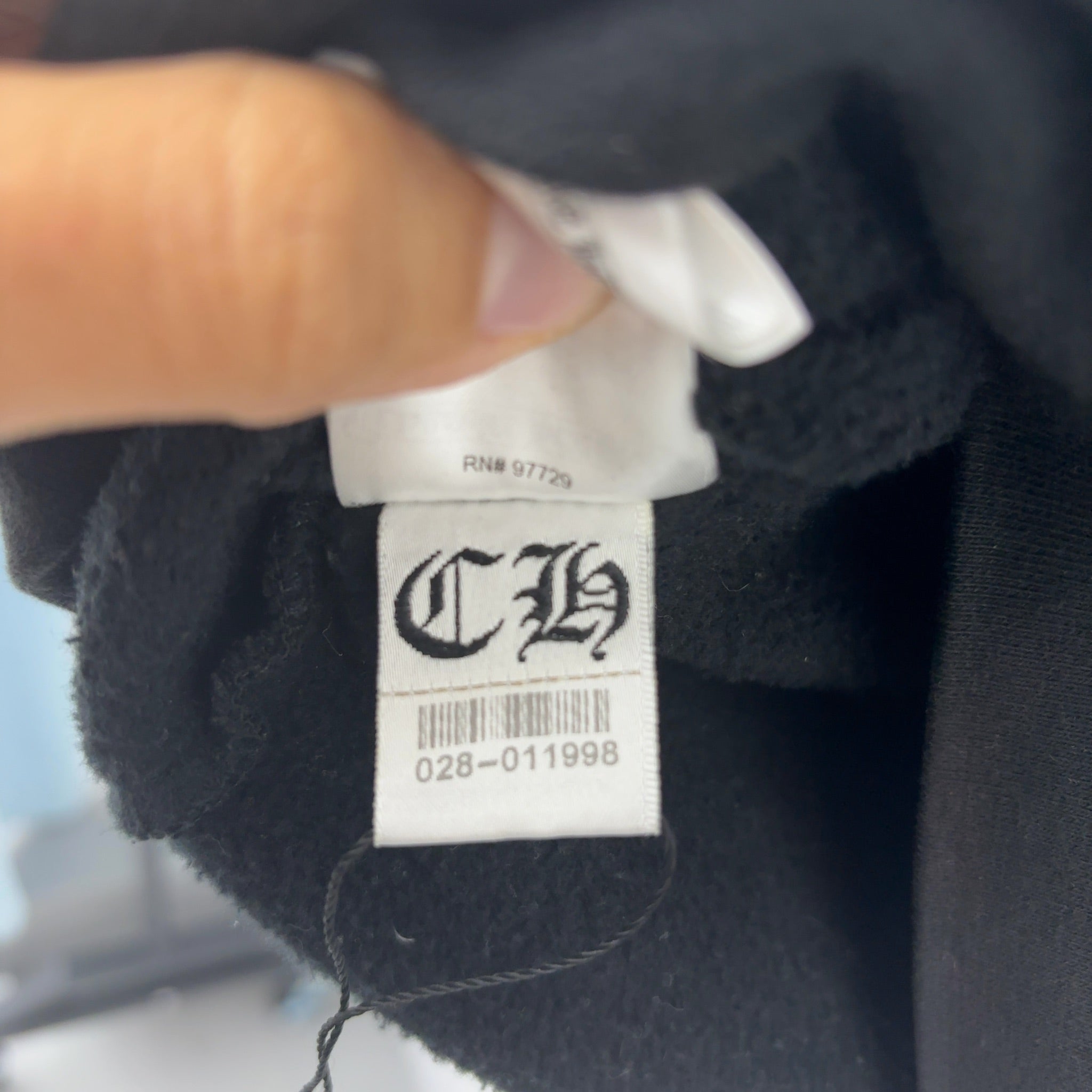 Chrome Hearts Fuck You T-Bar Logo Hoodie Black