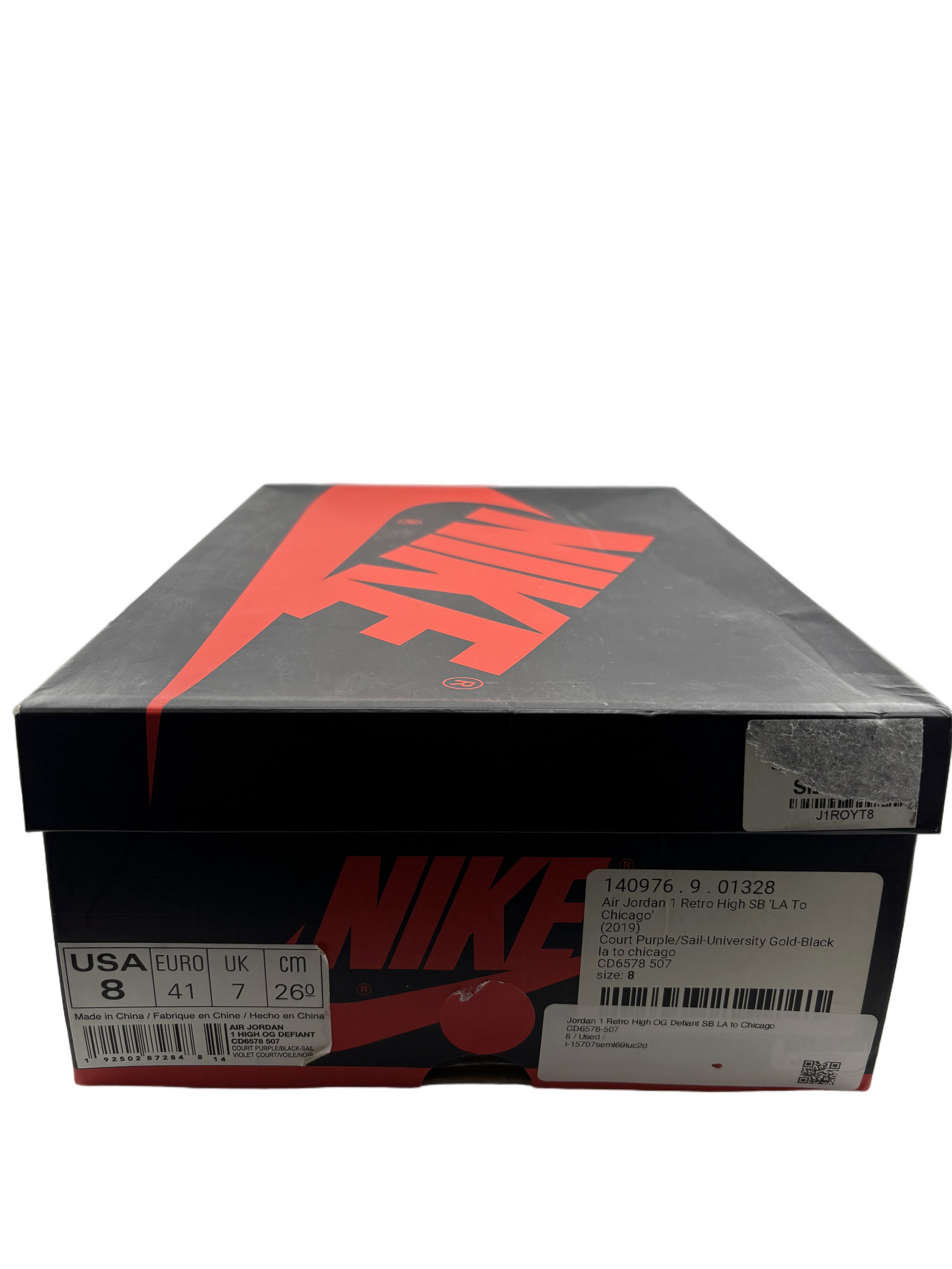 Jordan 1 Retro High OG Defiant SB LA to Chicago