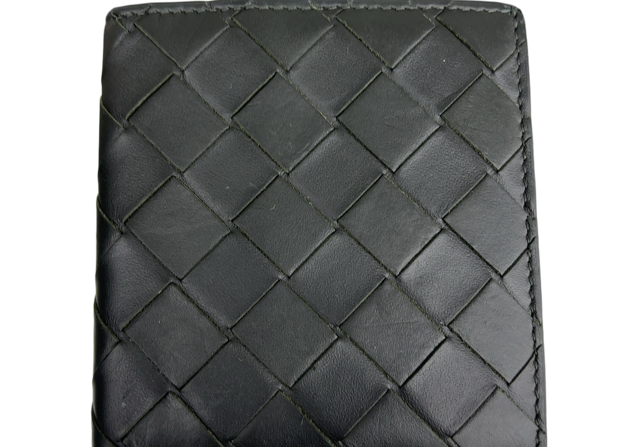 Bottega Veneta Black Bottega Veneta Bifold Wallet Black