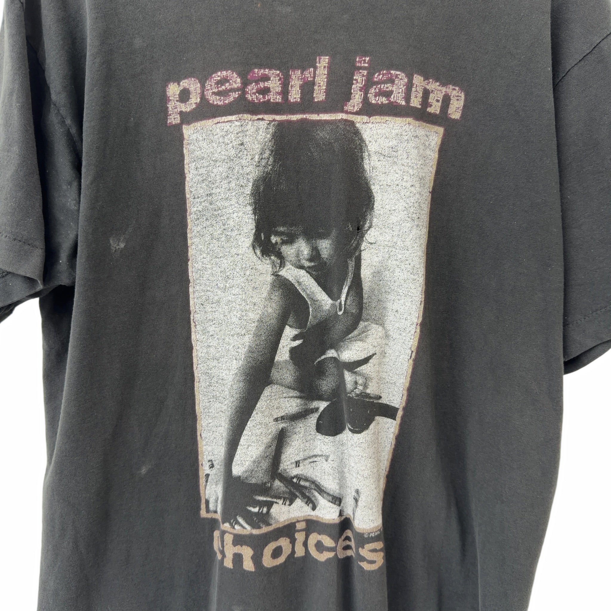 Vintage 1992 Pearl Jam Choices Tee