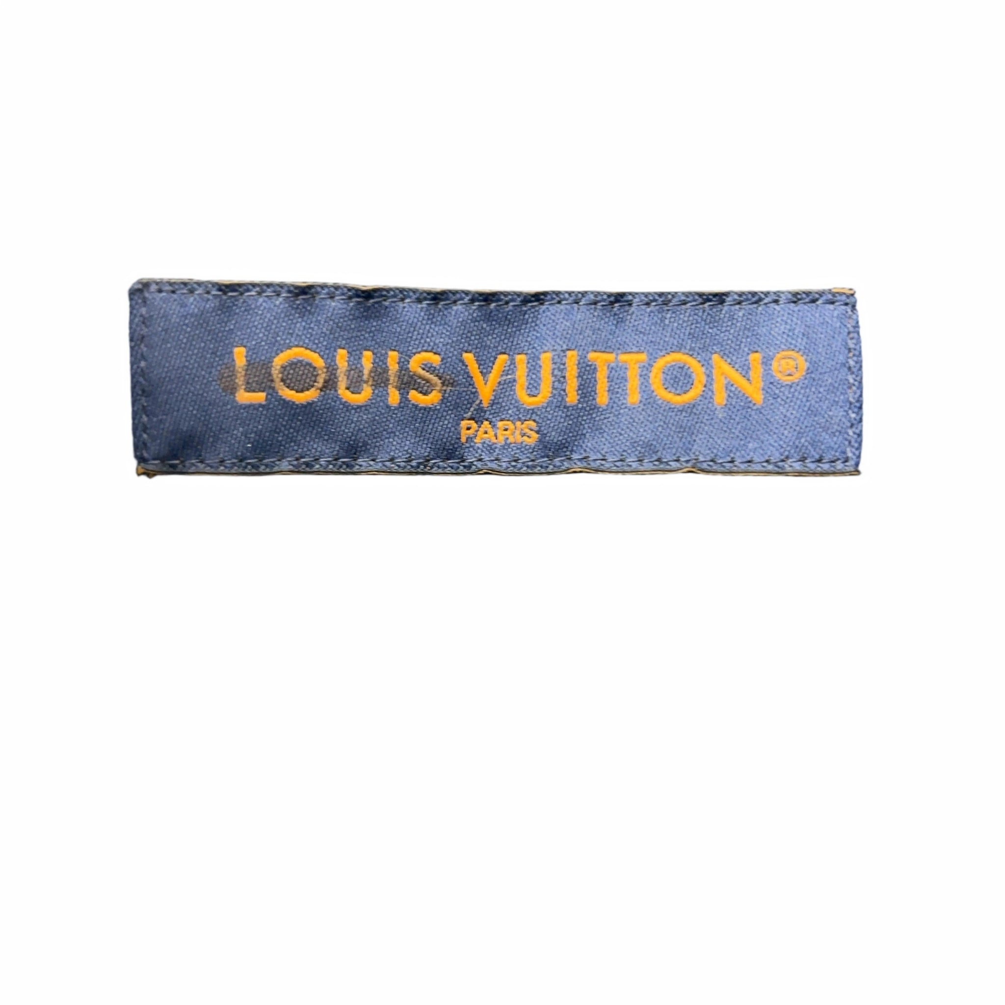Louis Vuitton x Nigo Printed Signature Long-Sleeved Shirt Deep Navy