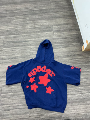 Sp5der Beluga Hoodie Navy
