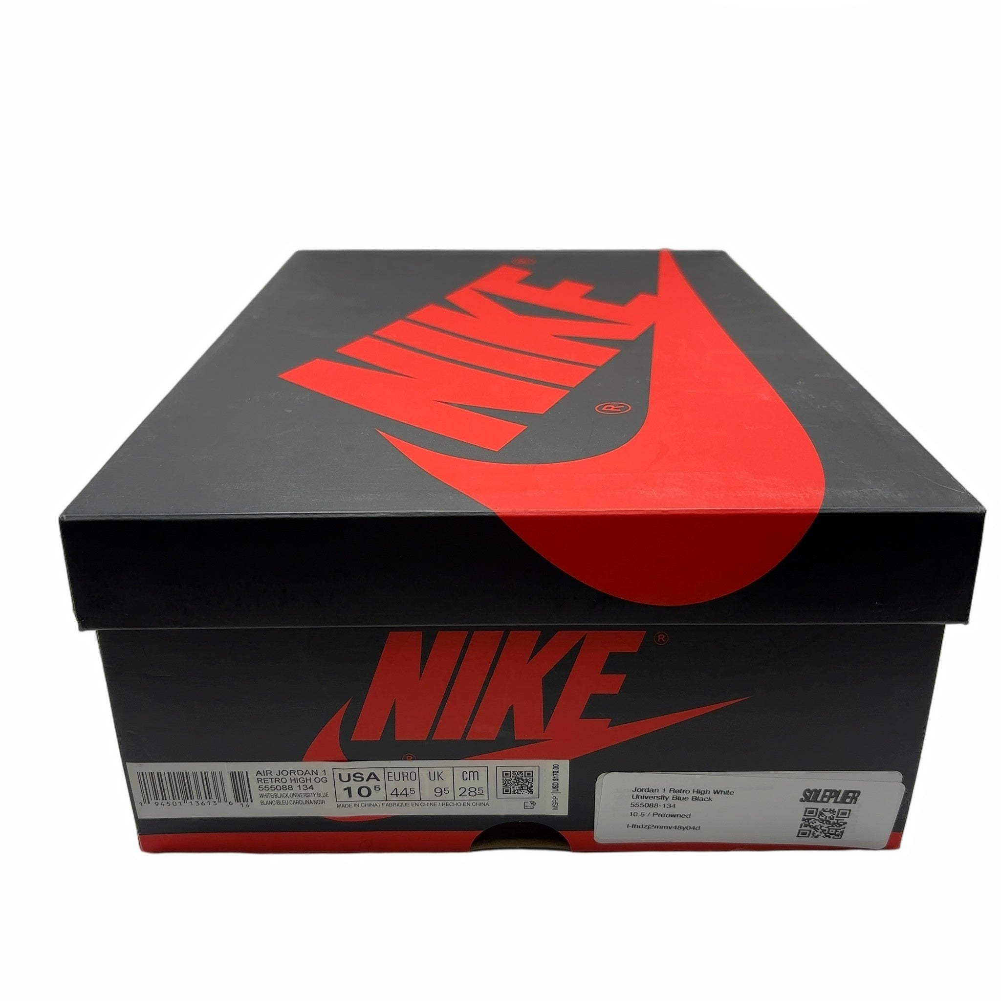 Jordan 1 Retro High White University Blue Black