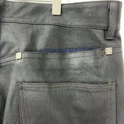 Givenchy Black Waxed Denim Jeans