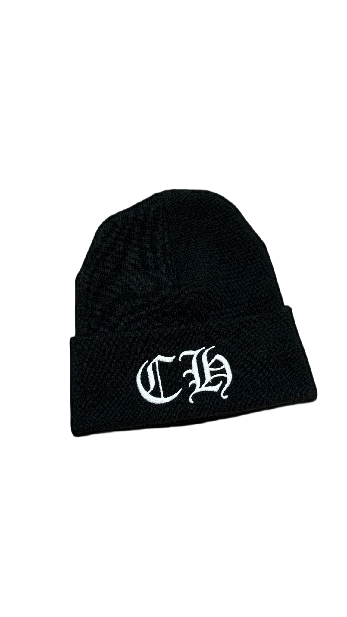 Chrome Hearts CH Logo Beanie Black/White