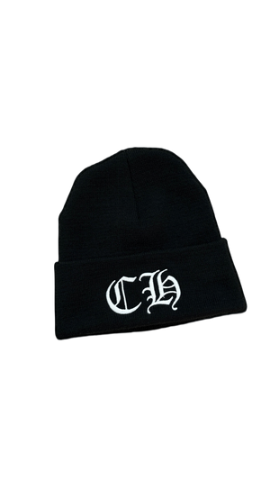 Chrome Hearts CH Logo Beanie Black/White