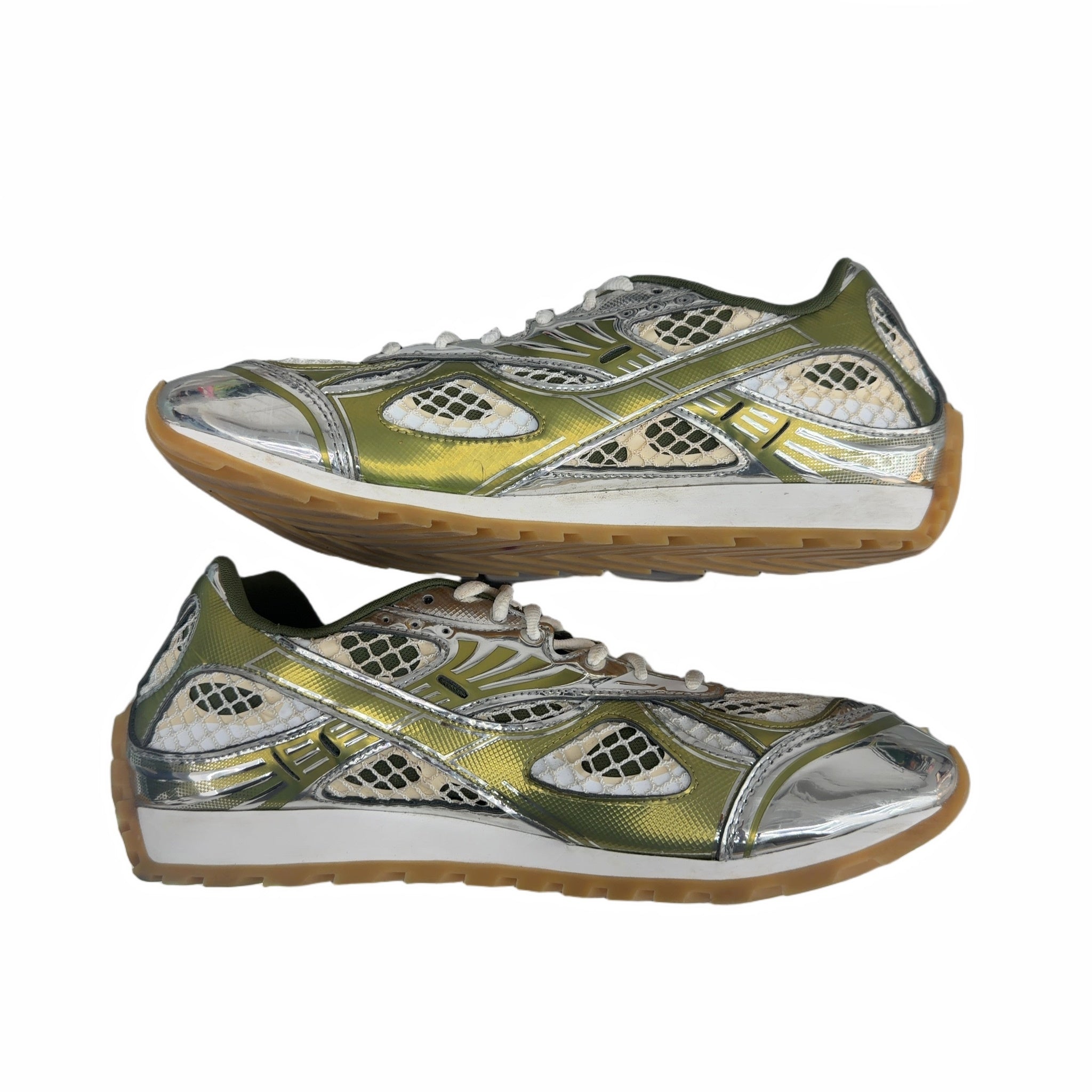 Bottega Veneta Orbit Mud White