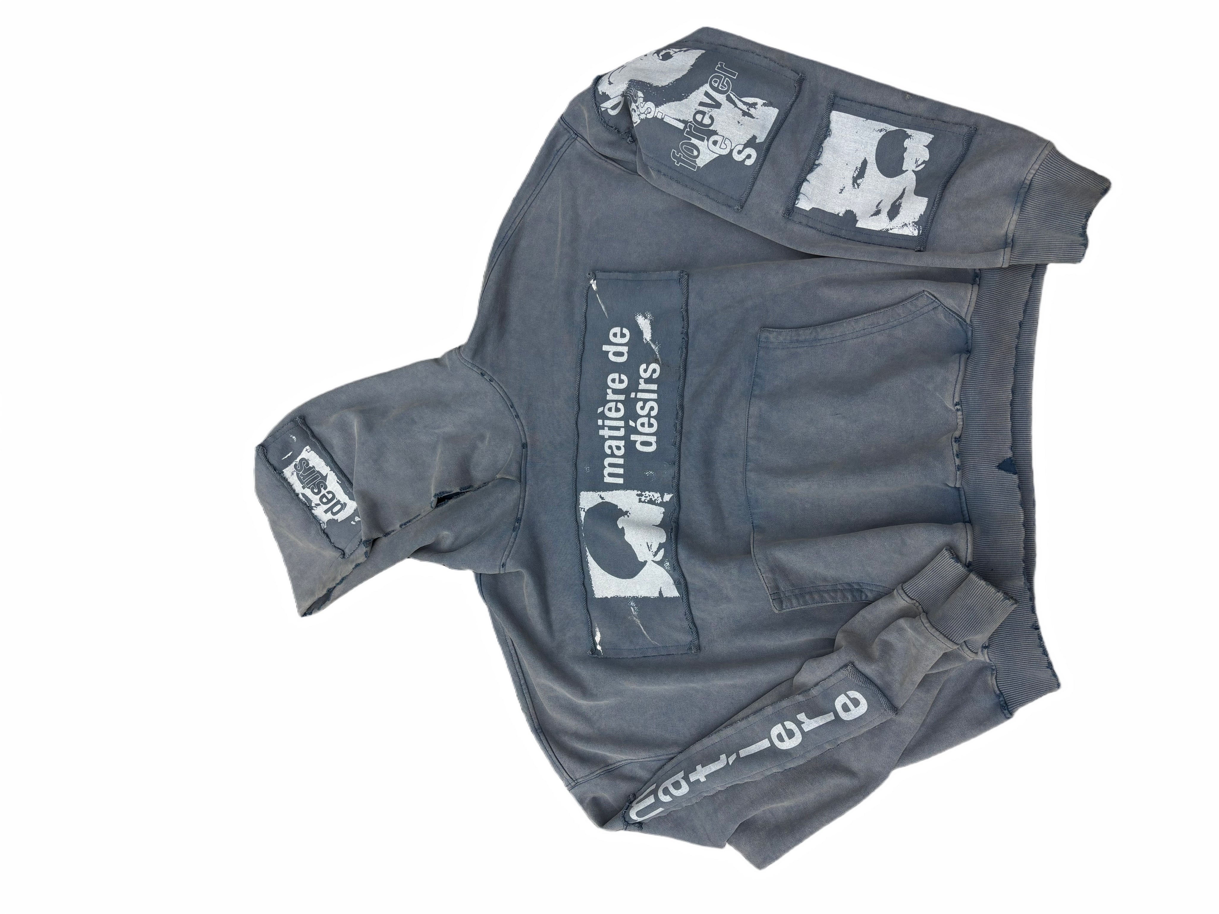 Matiere De Desirs ENCORE HOODIE ‘WASHED BLUE’