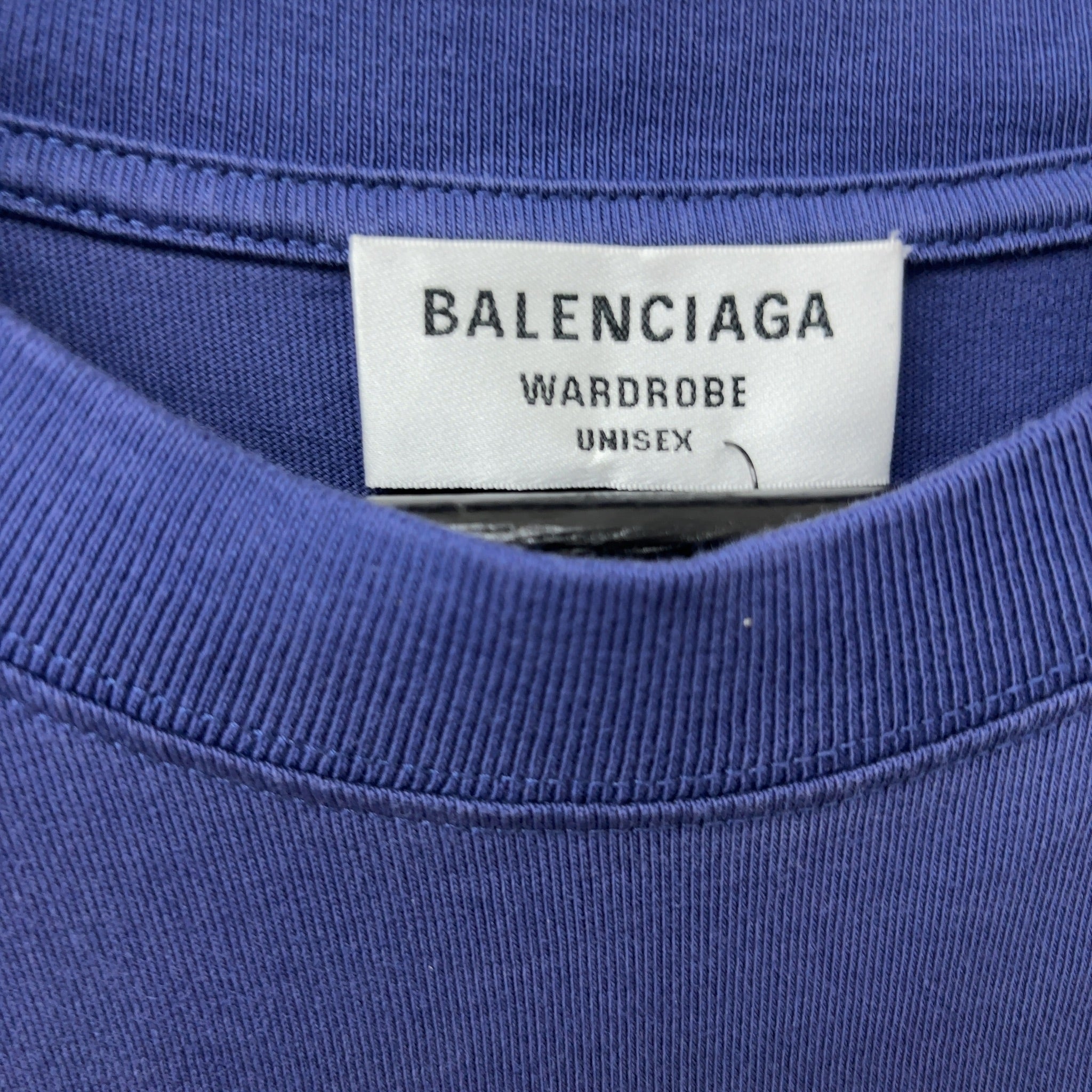 Balenciaga Blue 'Free' T-Shirt