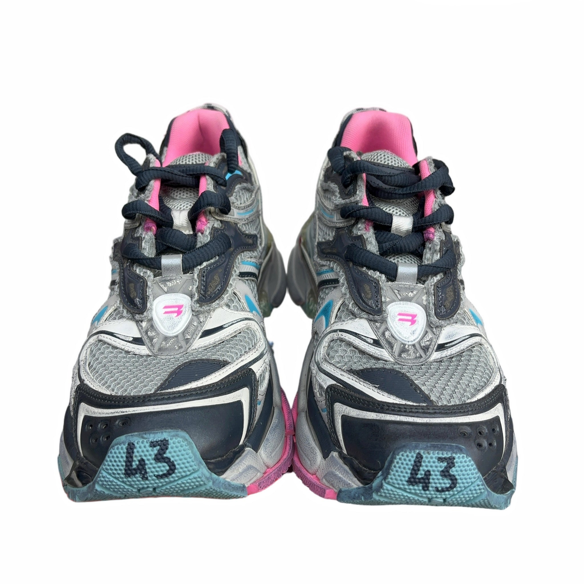 Balenciaga Runner 2.0 Grey Blue Pink Red