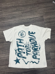 Hellstar Jesus T-Shirt White Orange