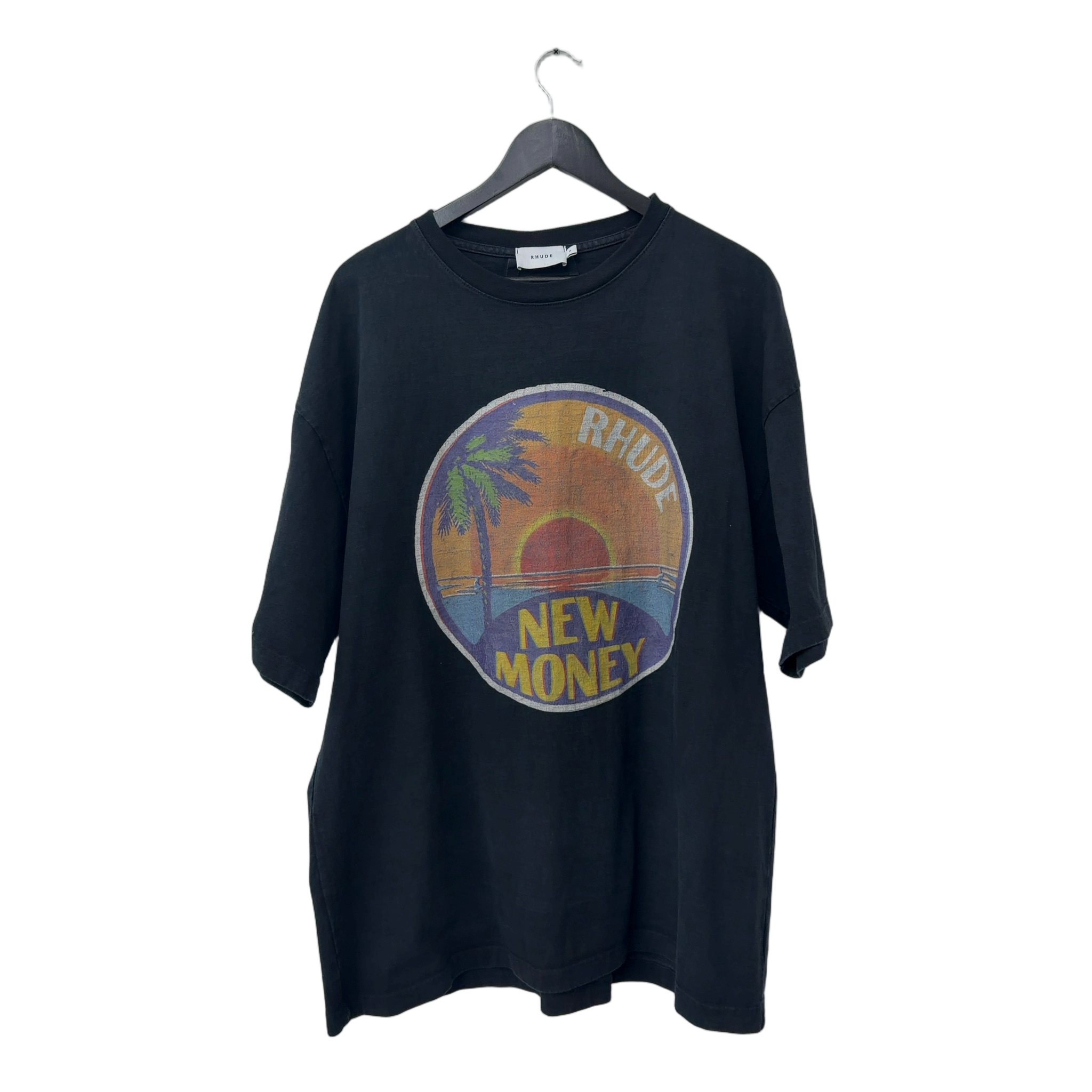 Rhude Sunset T-Shirt Vintage Black