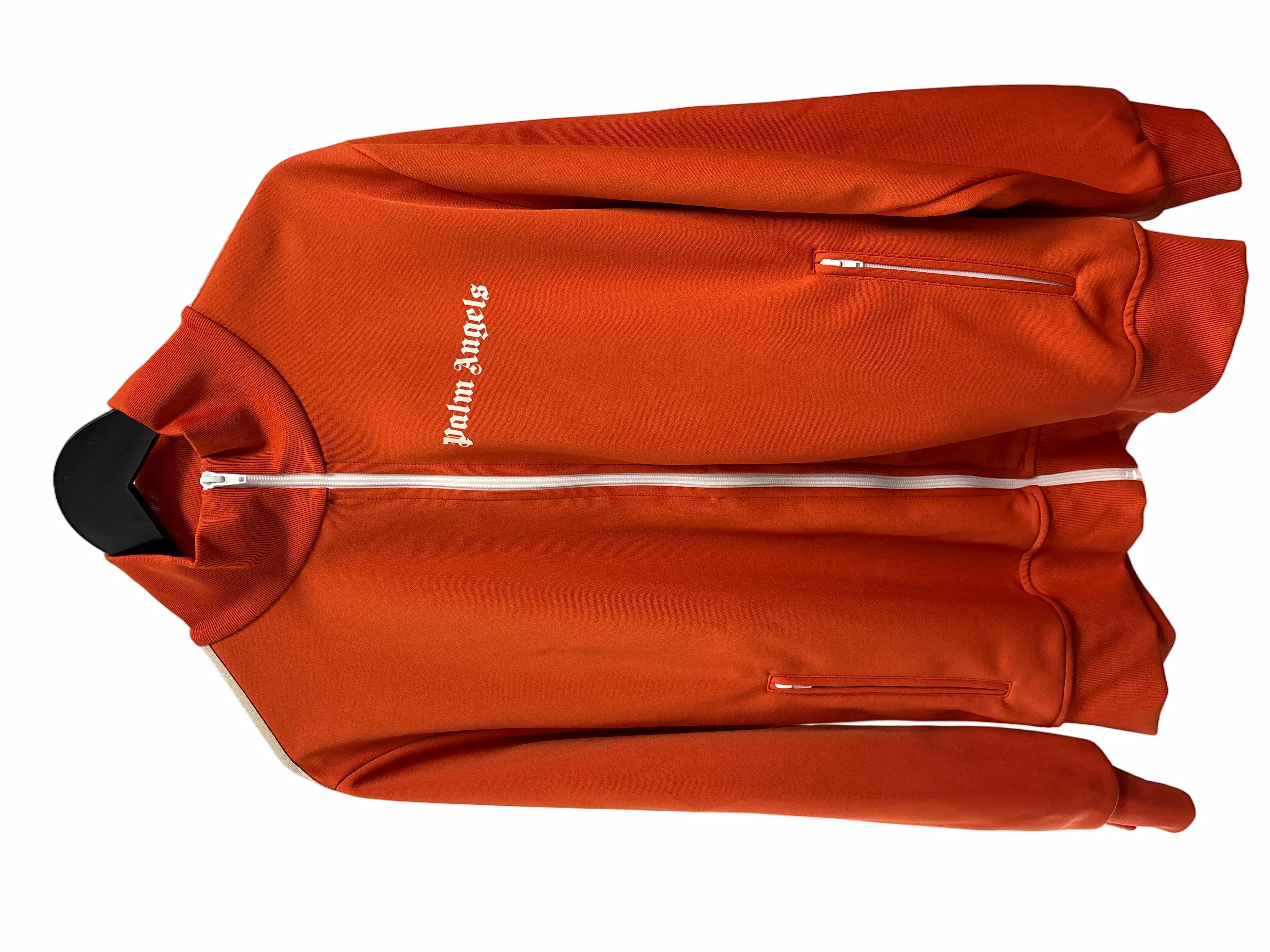Palm Angels Classic Track Jacket Brick Red/Off White