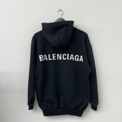 Balenciaga Archetype Back Logo Hoodie Black