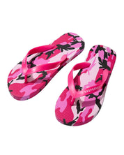 GV Gallery Pink Camo Flip Flops