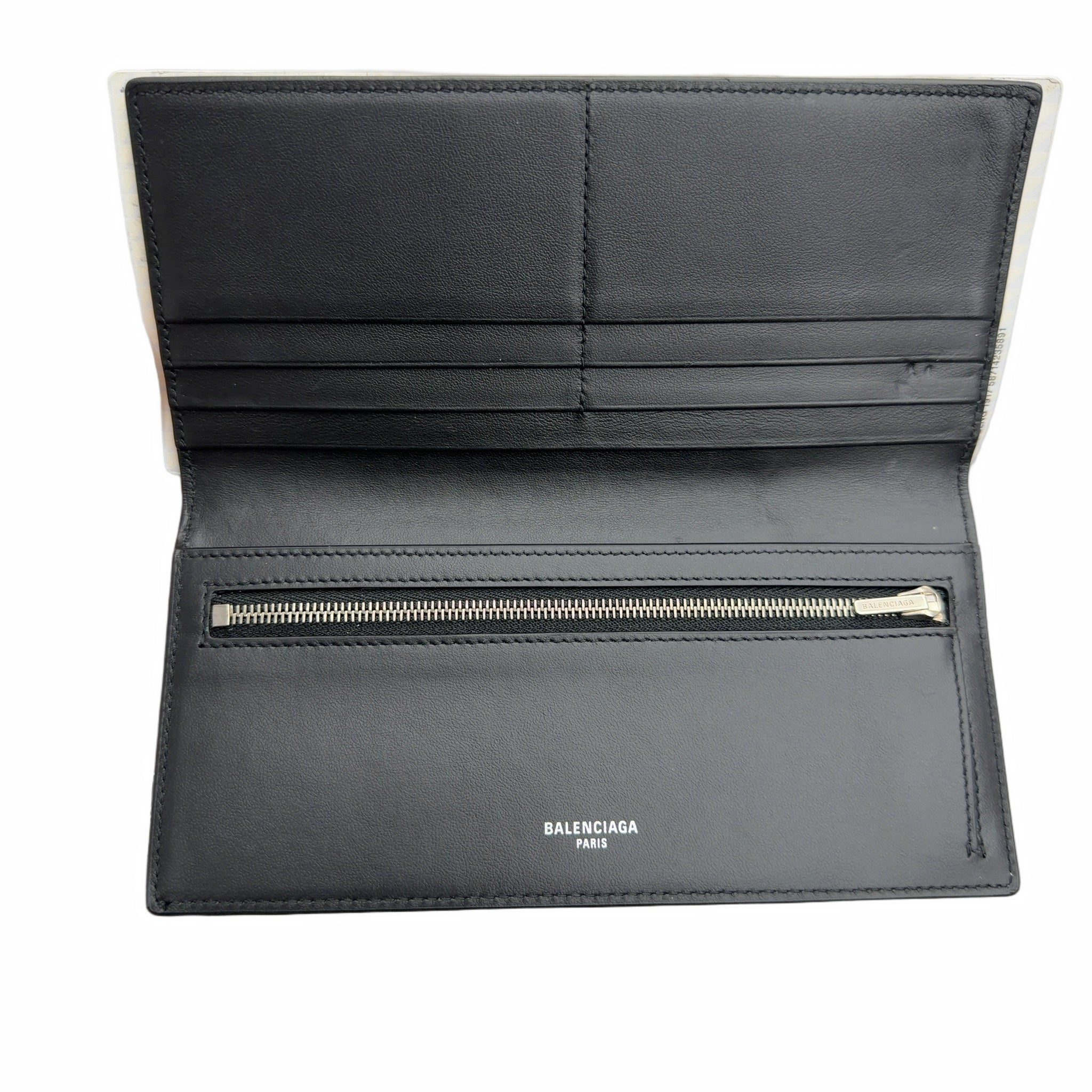 Balenciaga Passport Long Wallet 1 Ticket Black