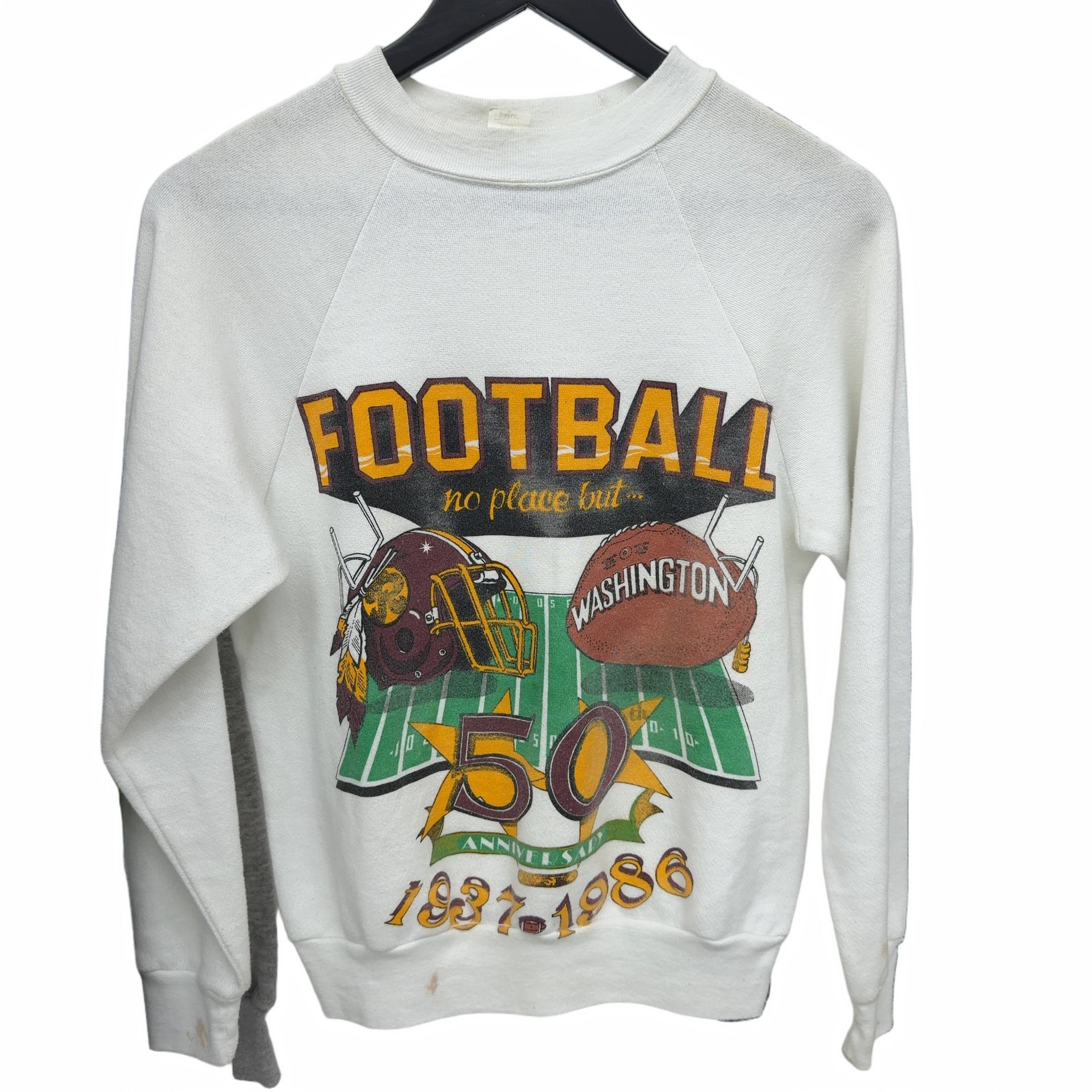 Vintage Washington Redskin Crewneck White